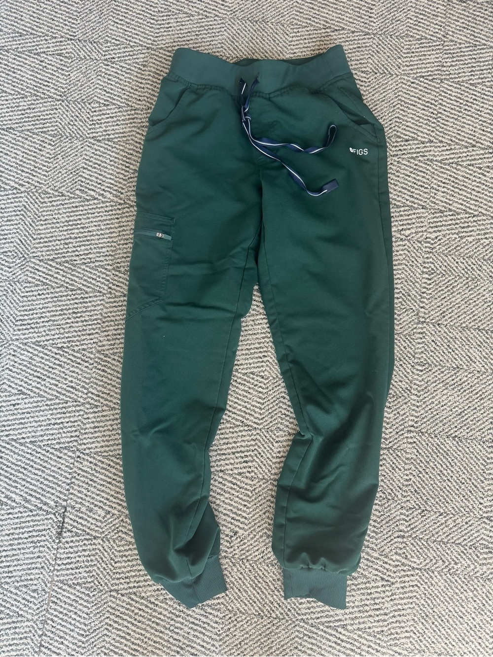 Figs Forest Green Jogger Scrub Pant Size XS - Picture 6 of 8